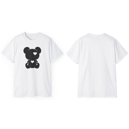 100% Cotton Short Sleeve Tee | Minimalism-Bear-006