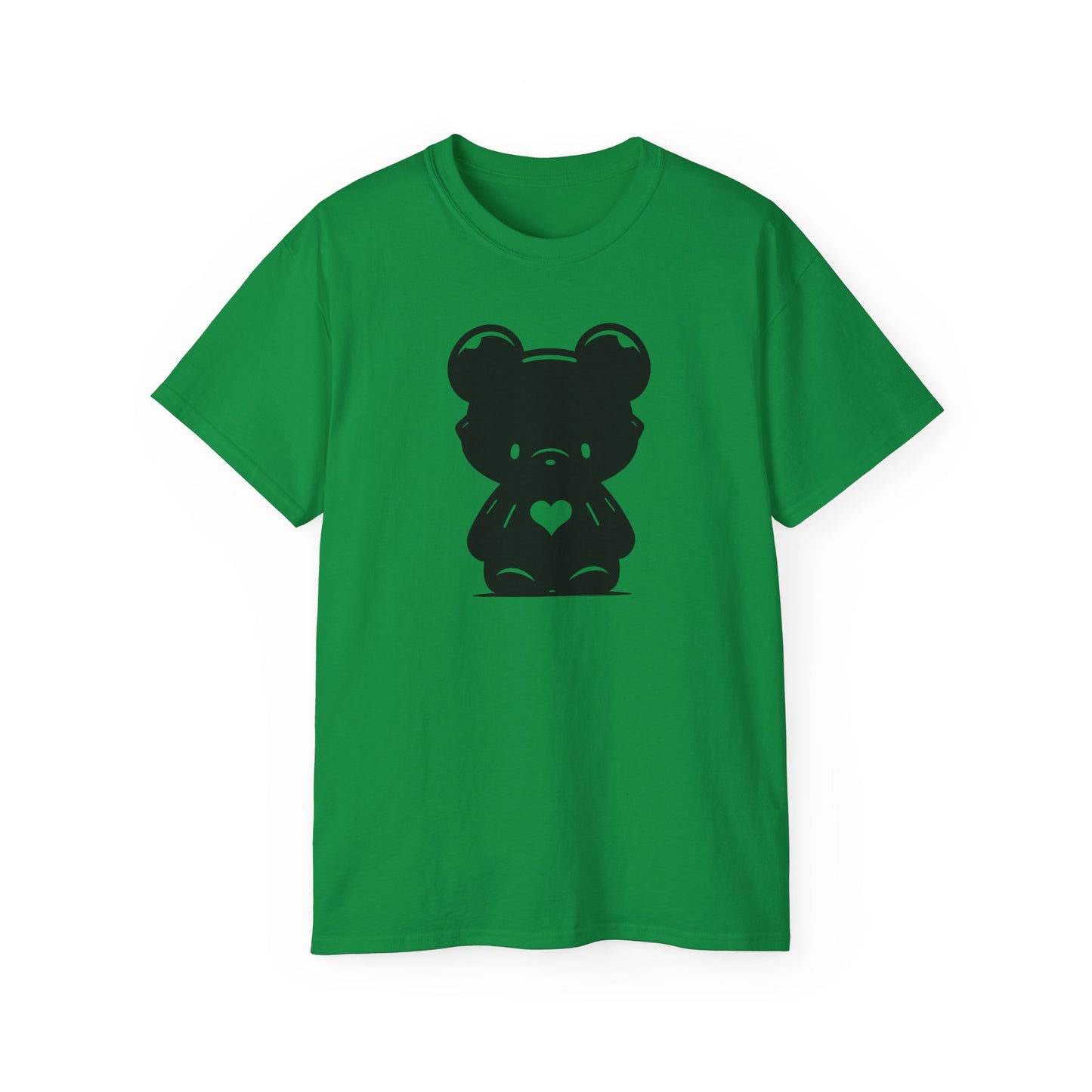 100% Cotton Short Sleeve Tee | Minimalism-Bear-007