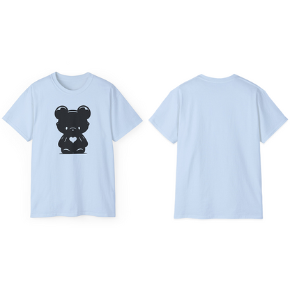 100% Cotton Short Sleeve Tee | Minimalism-Bear-007