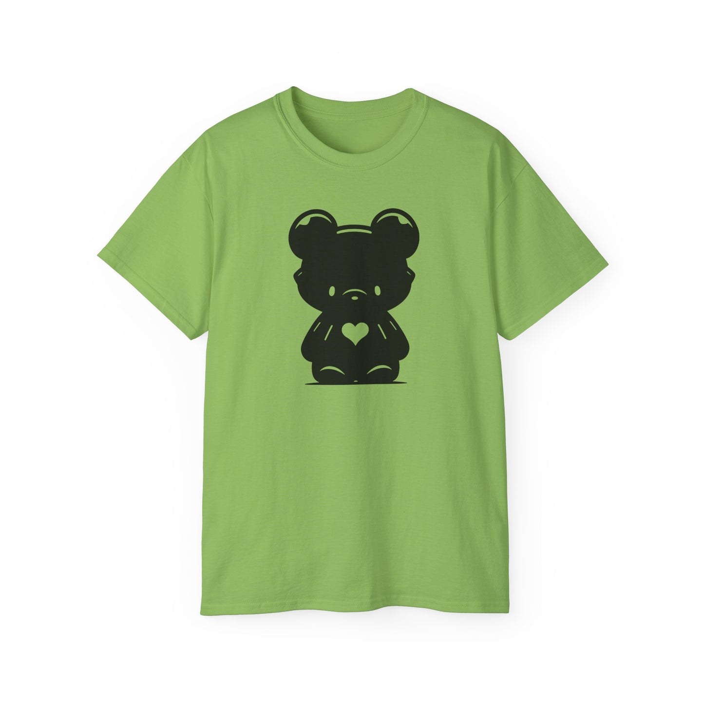 100% Cotton Short Sleeve Tee | Minimalism-Bear-007