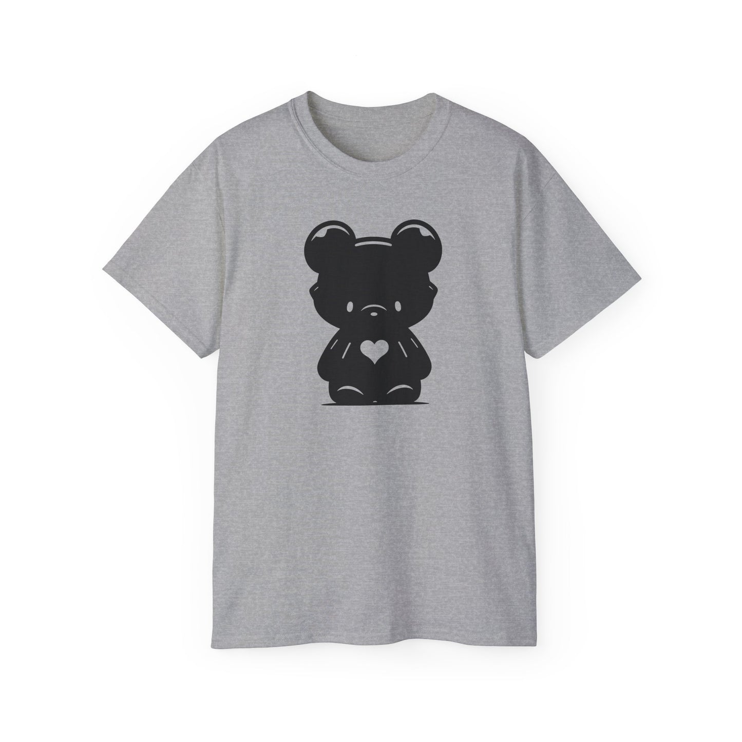 100% Cotton Short Sleeve Tee | Minimalism-Bear-007