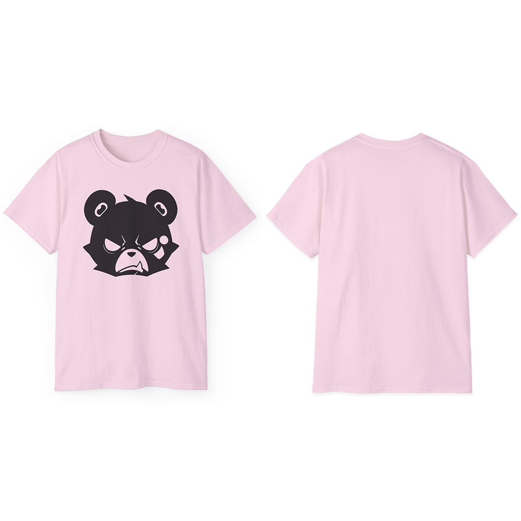 100% Cotton Short Sleeve Tee | Minimalism-Bear-008