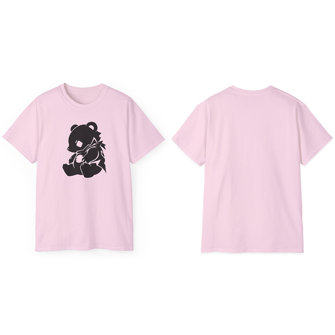 100% Cotton Short Sleeve Tee | Minimalism-Bear-009