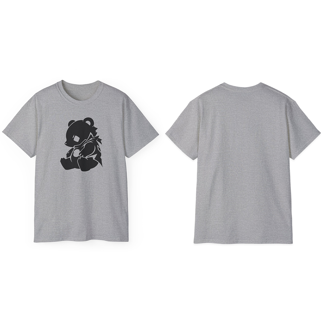 100% Cotton Short Sleeve Tee | Minimalism-Bear-009