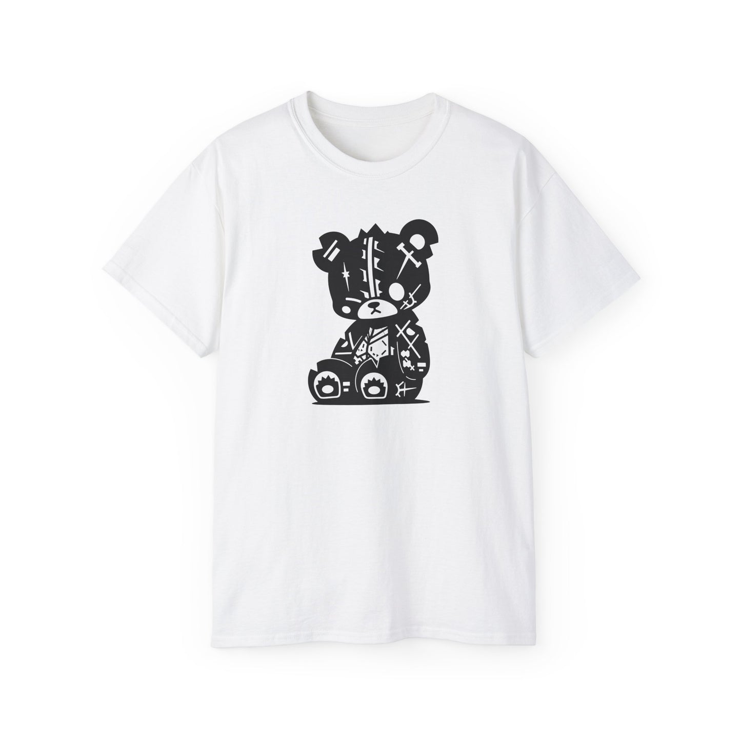 100% Cotton Short Sleeve Tee | Minimalism-Bear-010