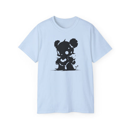 100% Cotton Short Sleeve Tee | Minimalism-Bear-011