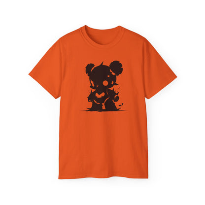 100% Cotton Short Sleeve Tee | Minimalism-Bear-011