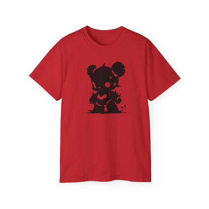 100% Cotton Short Sleeve Tee | Minimalism-Bear-011