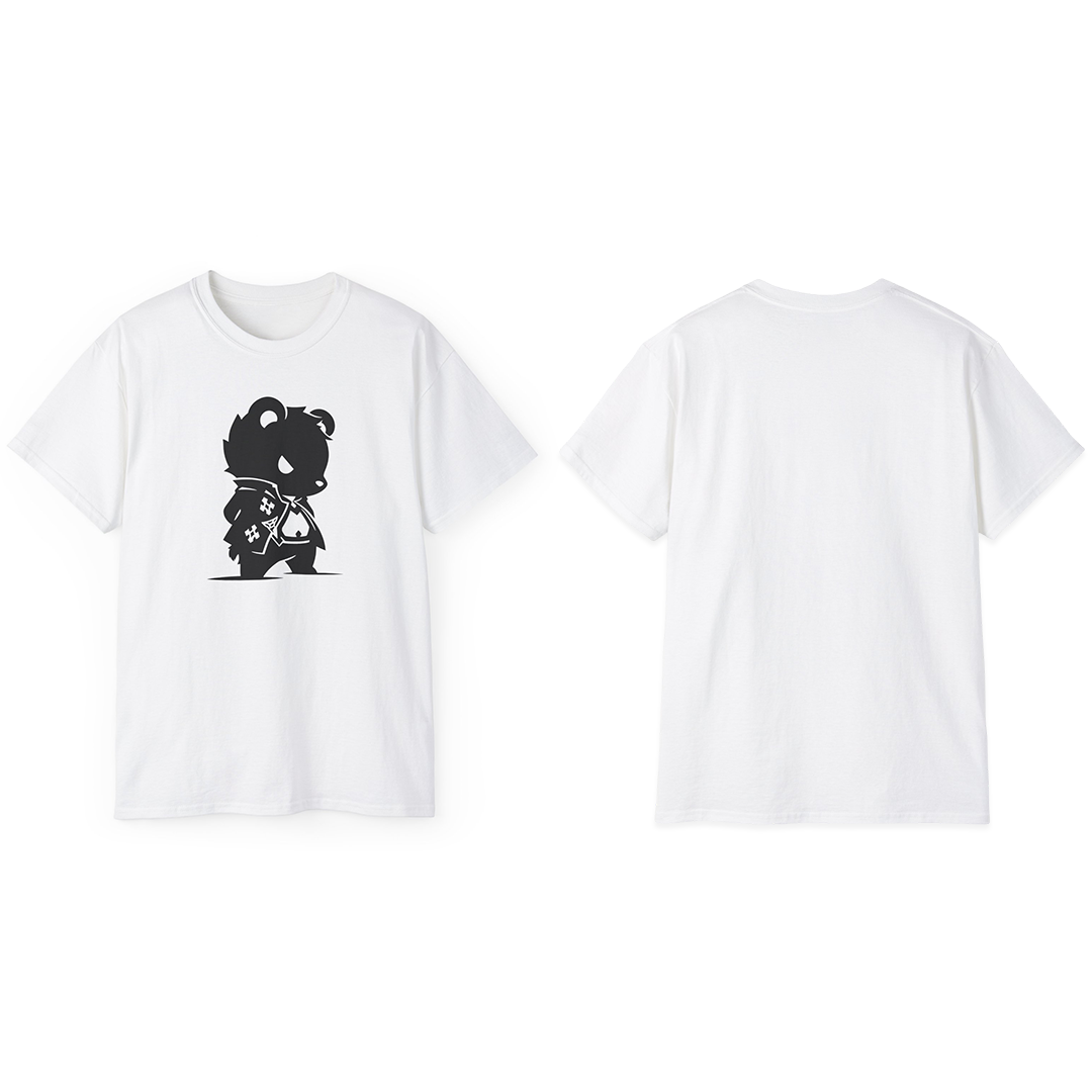 100% Cotton Short Sleeve Tee | Minimalism-Bear-014