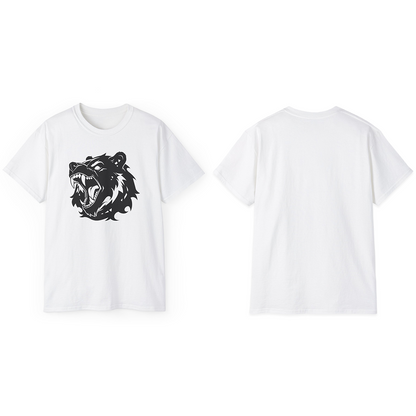 100% Cotton Short Sleeve Tee | Minimalism-Bear-017