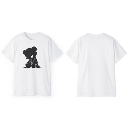 100% Cotton Short Sleeve Tee | Minimalism-Bear-018