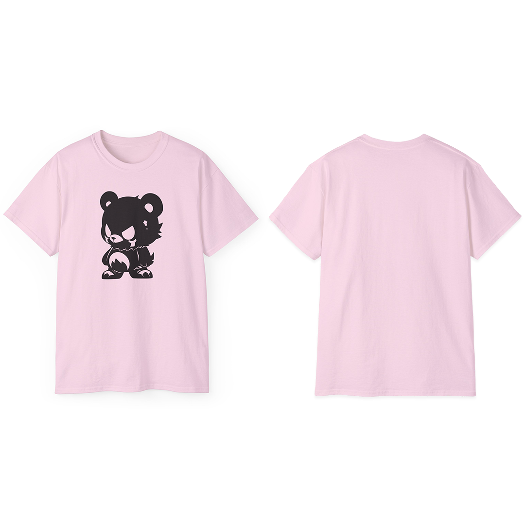 100% Cotton Short Sleeve Tee | Minimalism-Bear-019