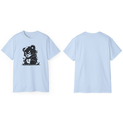 100% Cotton Short Sleeve Tee | Minimalism-Bear-020