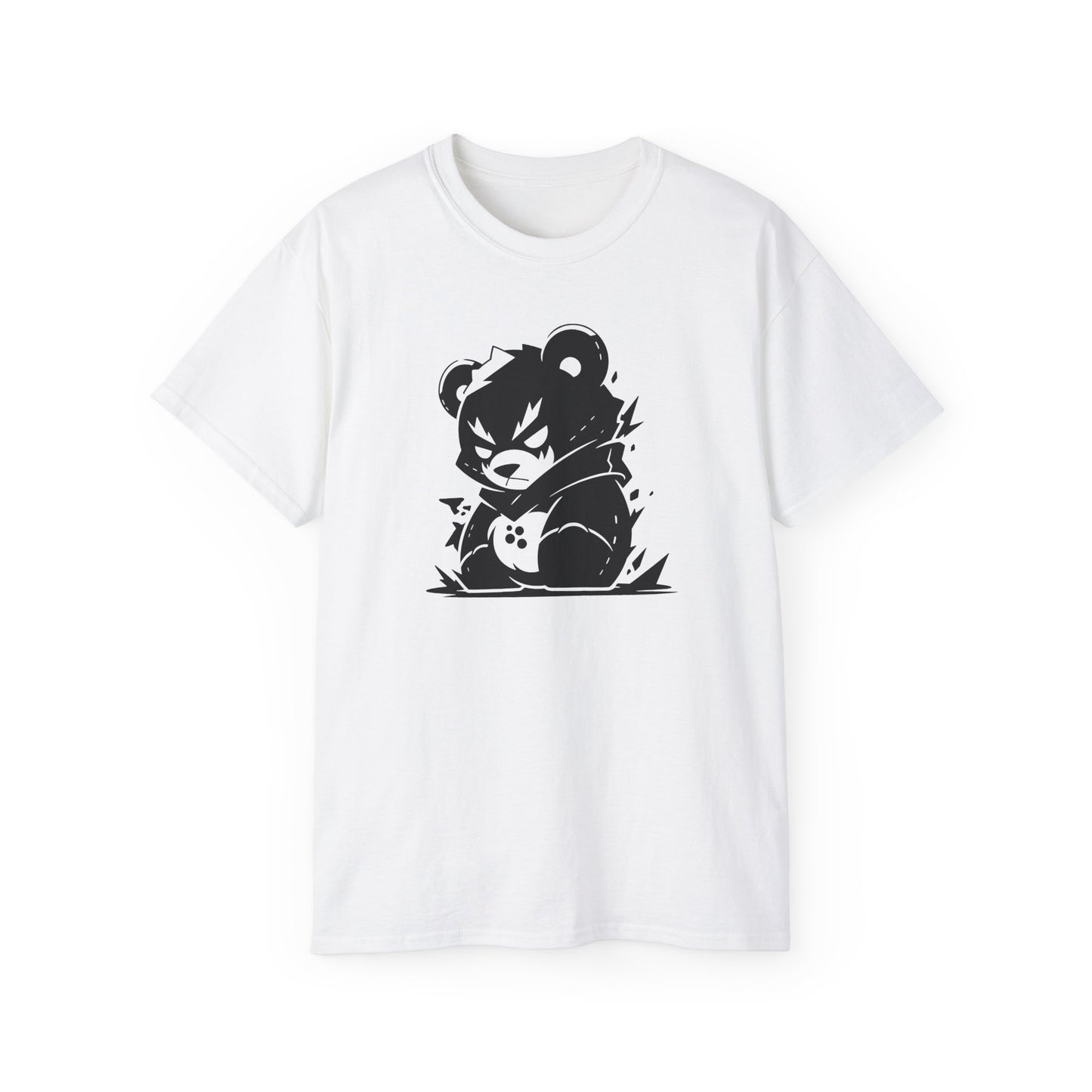 100% Cotton Short Sleeve Tee | Minimalism-Bear-020