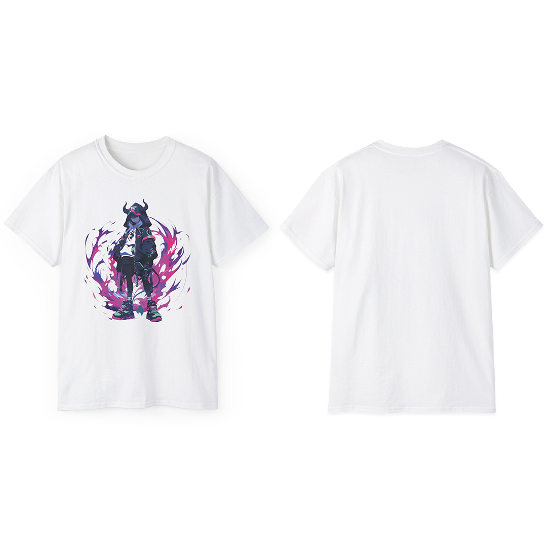 100% Cotton Short Sleeve Tee | Anime-Character-002