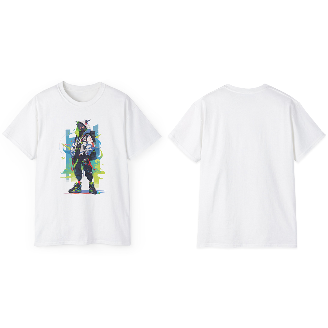 100% Cotton Short Sleeve Tee | Anime-Character-016