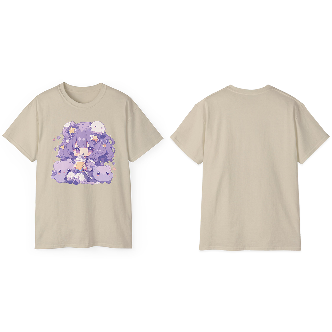 100% Cotton Short Sleeve Tee | Anime-Character-027