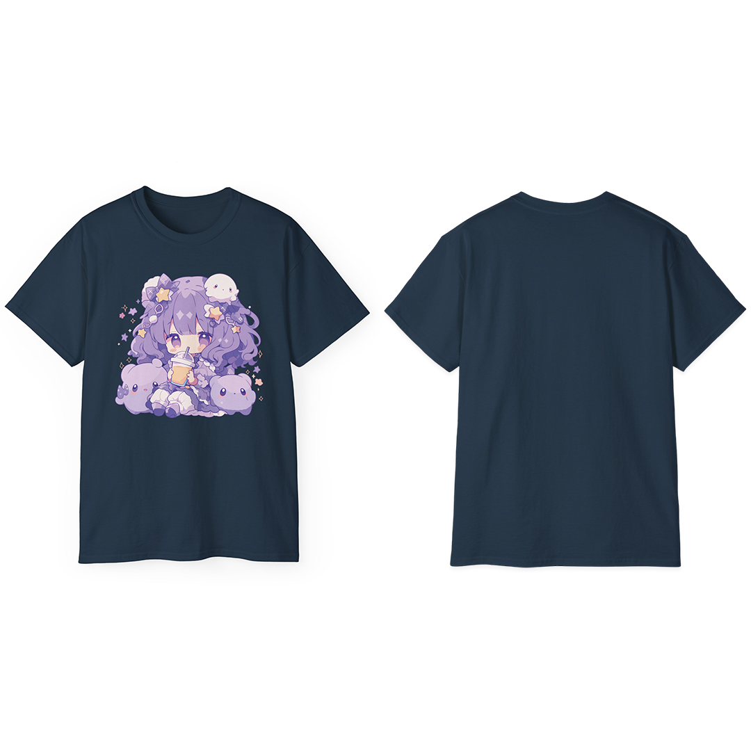 100% Cotton Short Sleeve Tee | Anime-Character-027