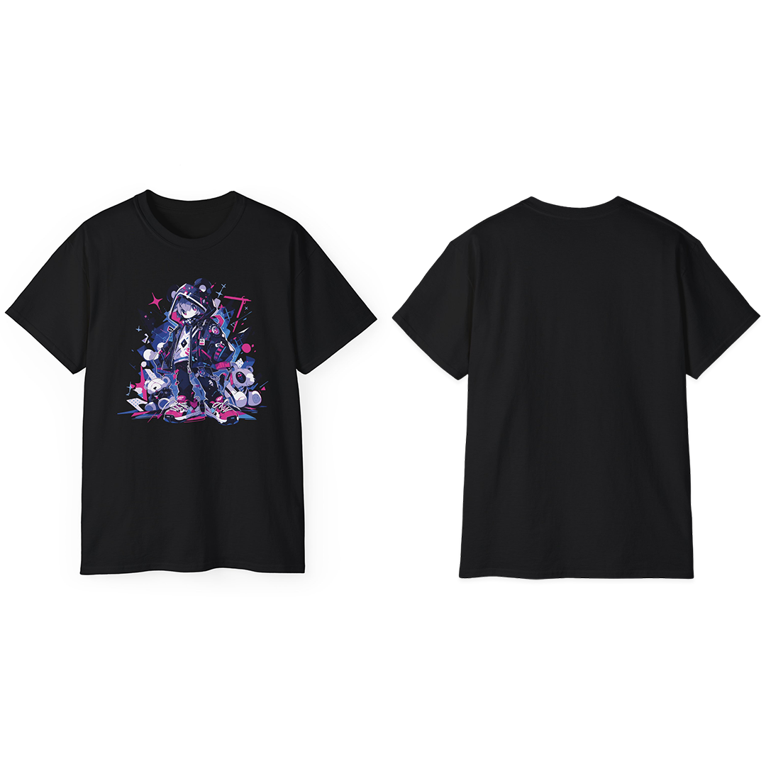 100% Cotton Short Sleeve Tee | Anime-Character-030