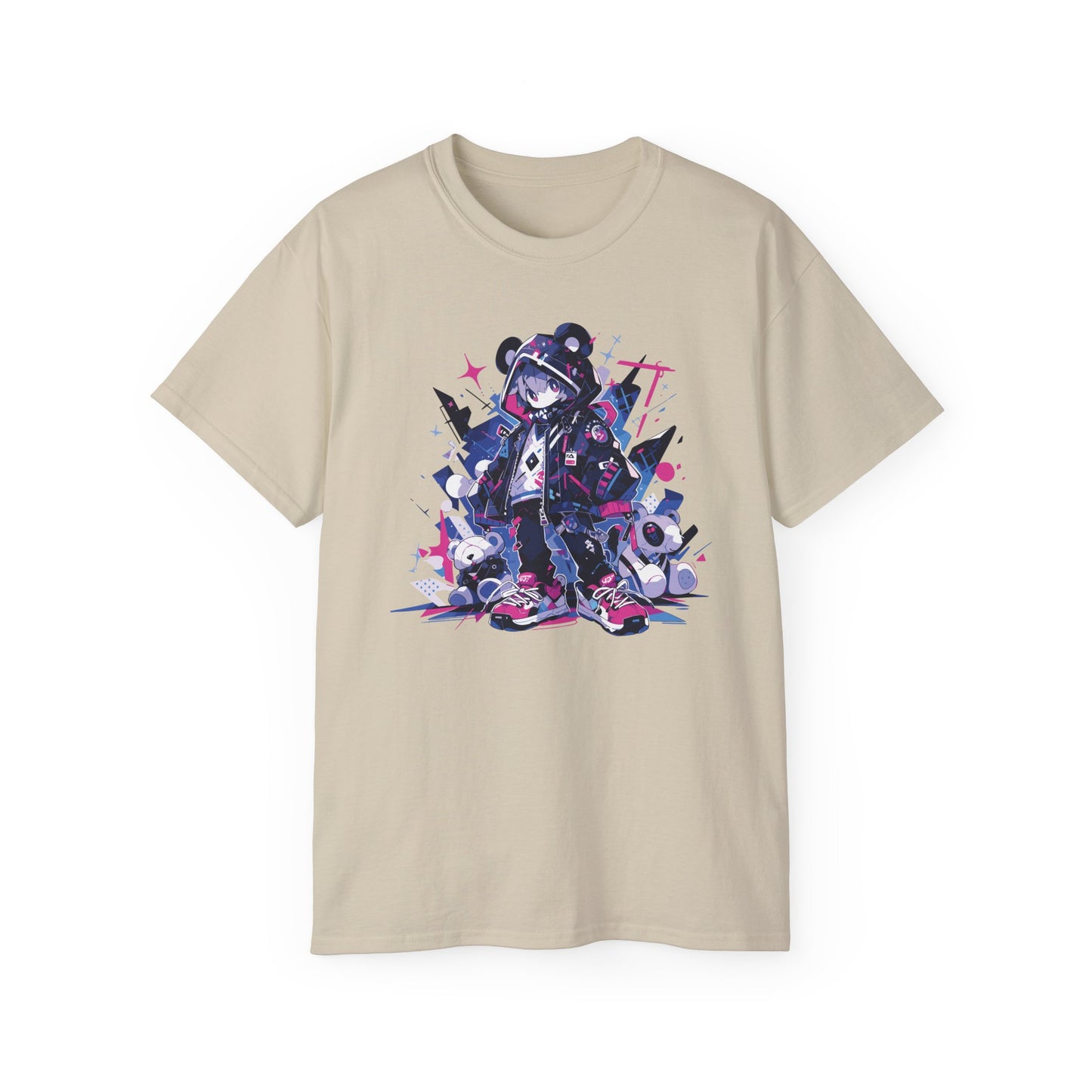 100% Cotton Short Sleeve Tee | Anime-Character-030