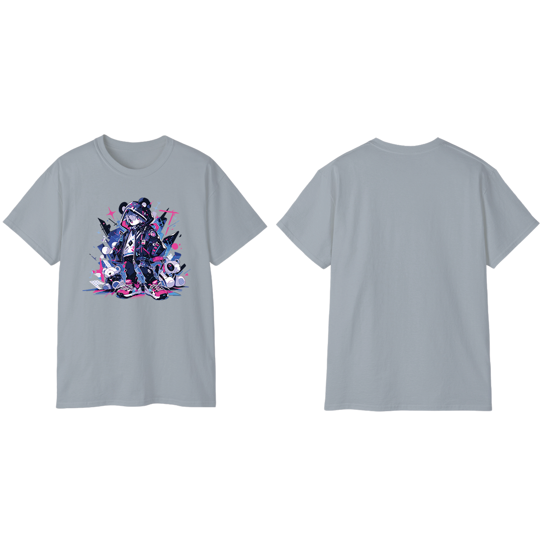 100% Cotton Short Sleeve Tee | Anime-Character-030