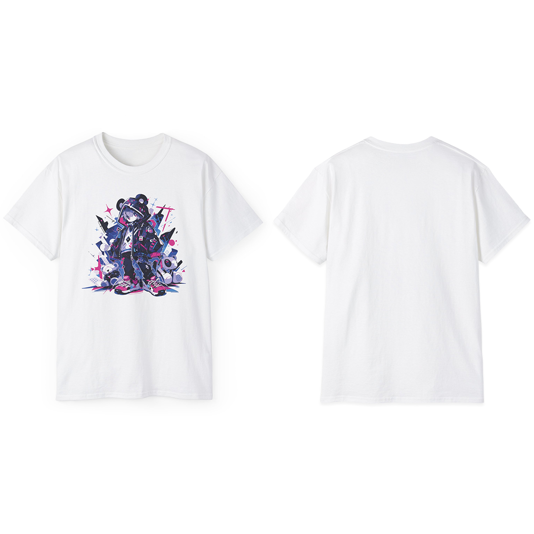 100% Cotton Short Sleeve Tee | Anime-Character-030