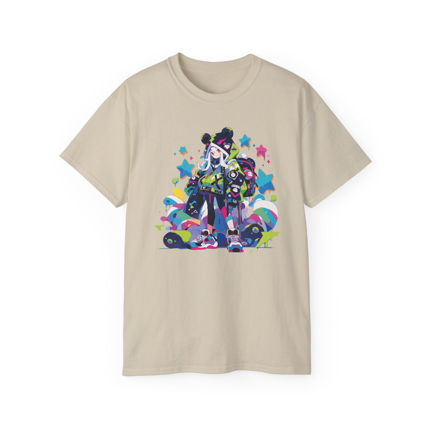 100% Cotton Short Sleeve Tee | Anime-Character-032