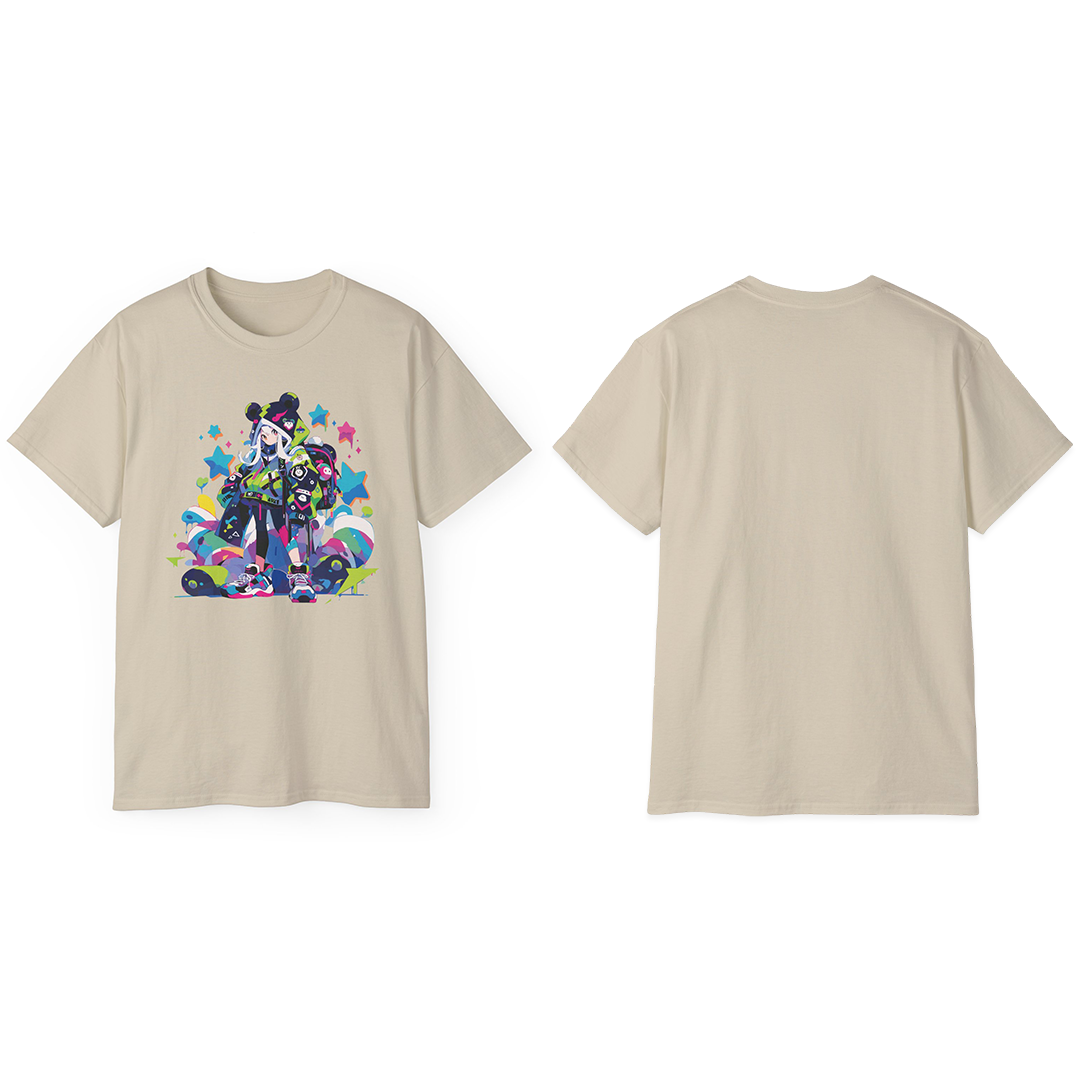 100% Cotton Short Sleeve Tee | Anime-Character-032