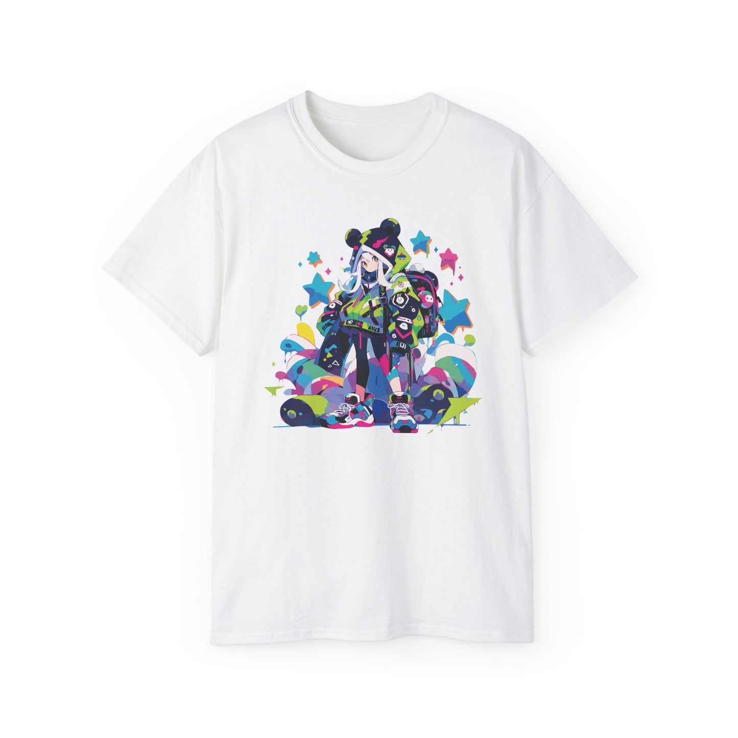 100% Cotton Short Sleeve Tee | Anime-Character-032