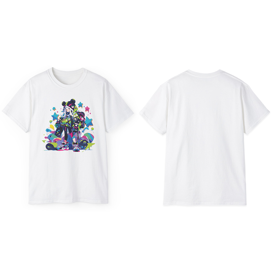 100% Cotton Short Sleeve Tee | Anime-Character-032