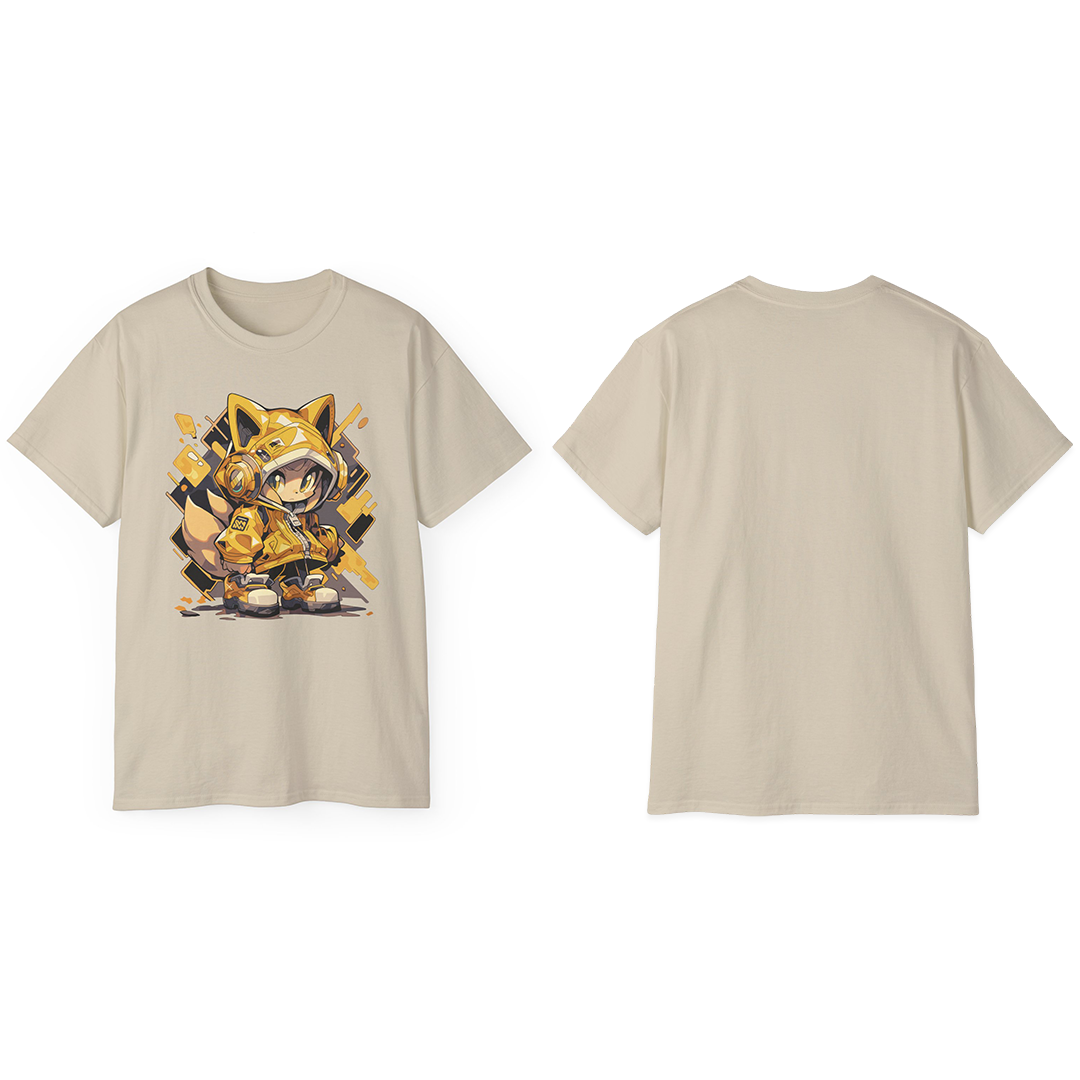 100% Cotton Short Sleeve Tee | Anime-Character-034