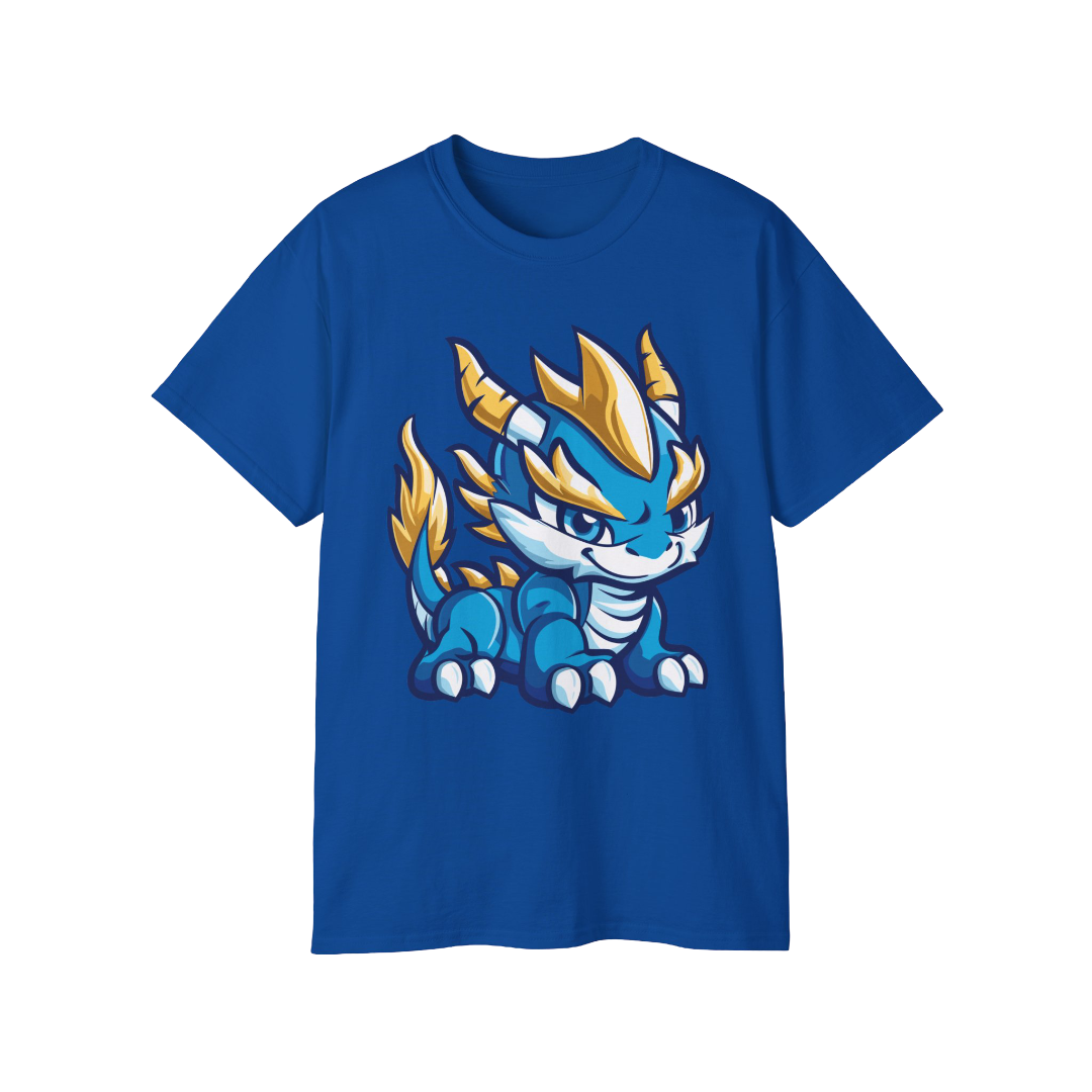 100%纯棉短袖T恤 | Kawaii-Dragon-001