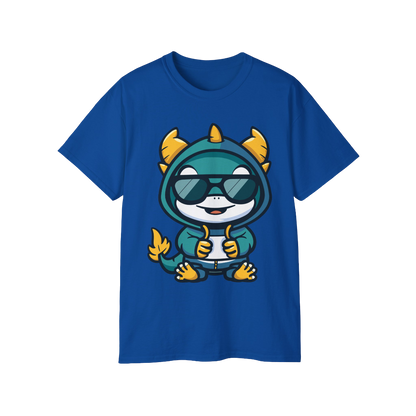 100% Cotton Short Sleeve Tee | Kawaii-Dragon-002