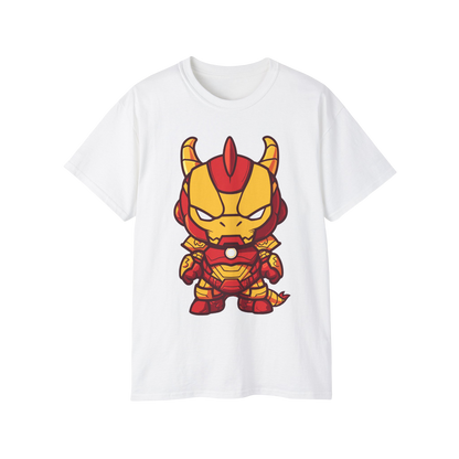 100% Cotton Short Sleeve Tee | Kawaii-Dragon-003