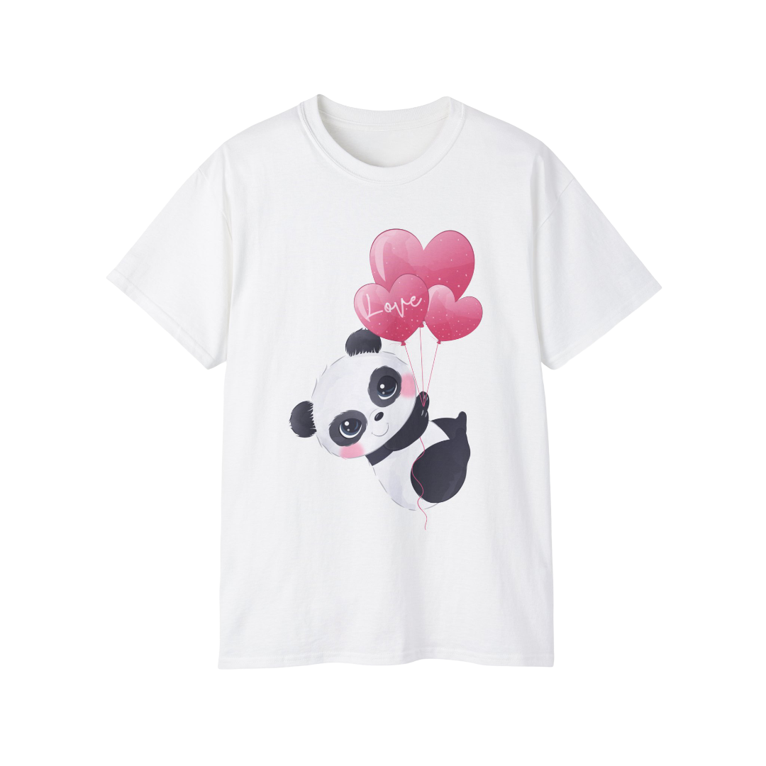 100%纯棉短袖T恤 | Kawaii-Panda-004