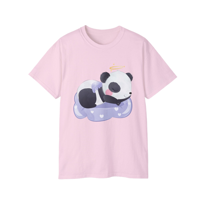 100% Cotton Short Sleeve Tee | Kawaii-Panda-005