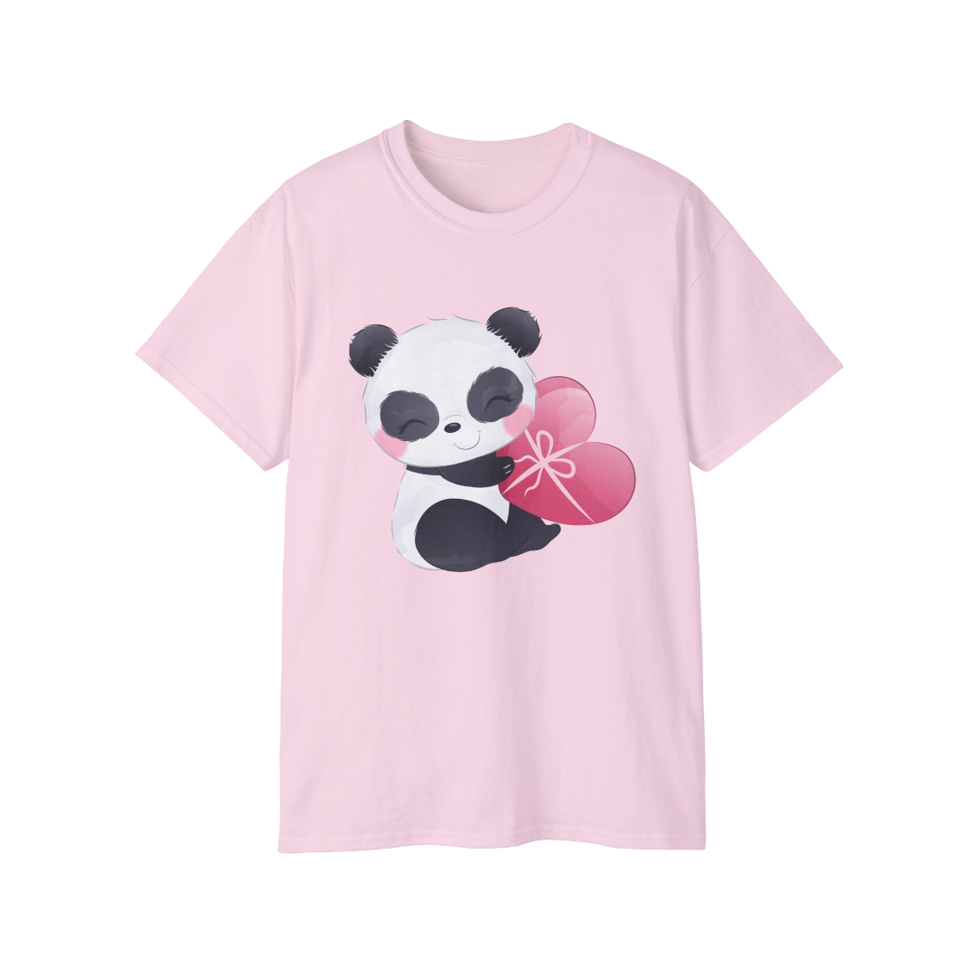 100%纯棉短袖T恤 | Kawaii-Panda-006