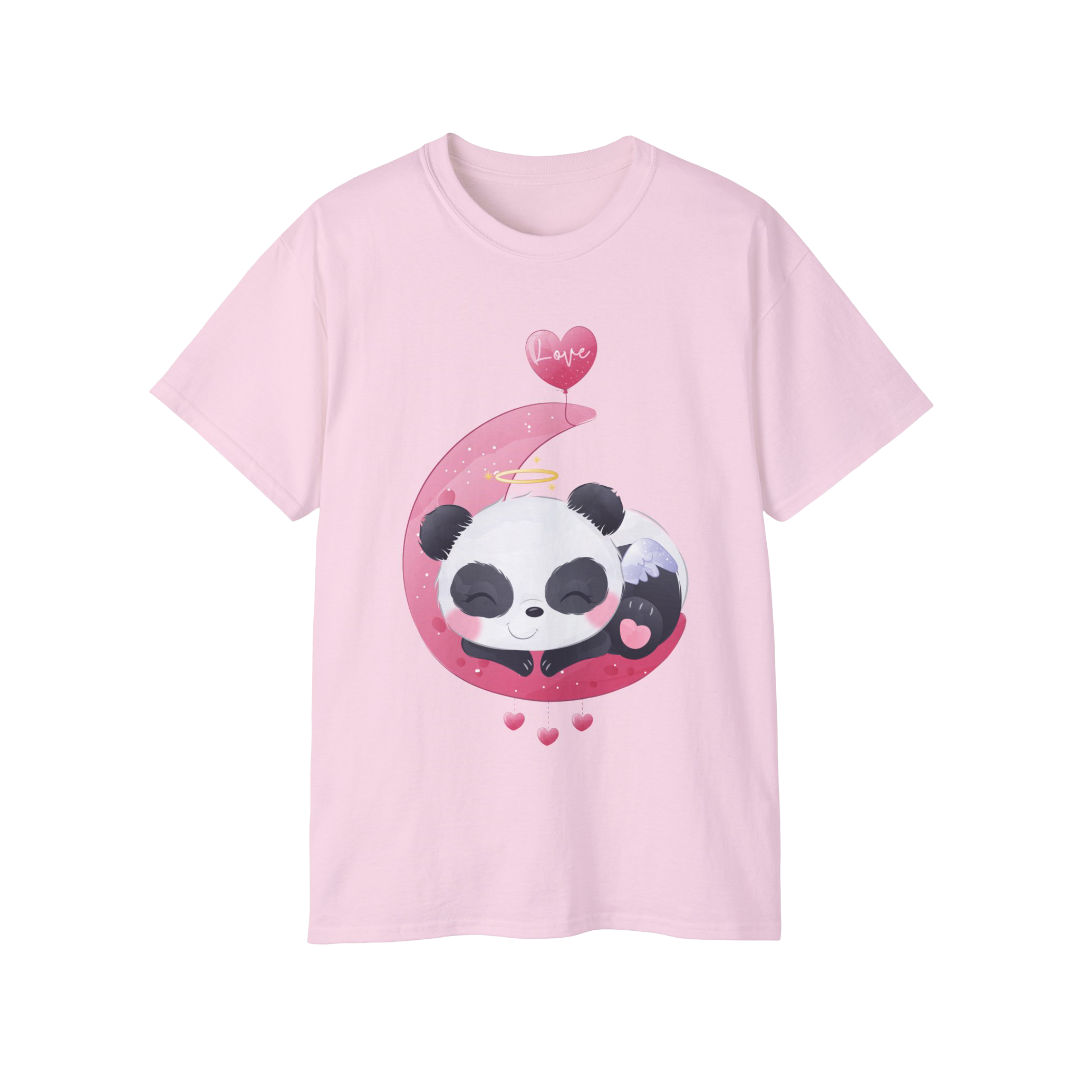 100%纯棉短袖T恤 | Kawaii-Panda-007