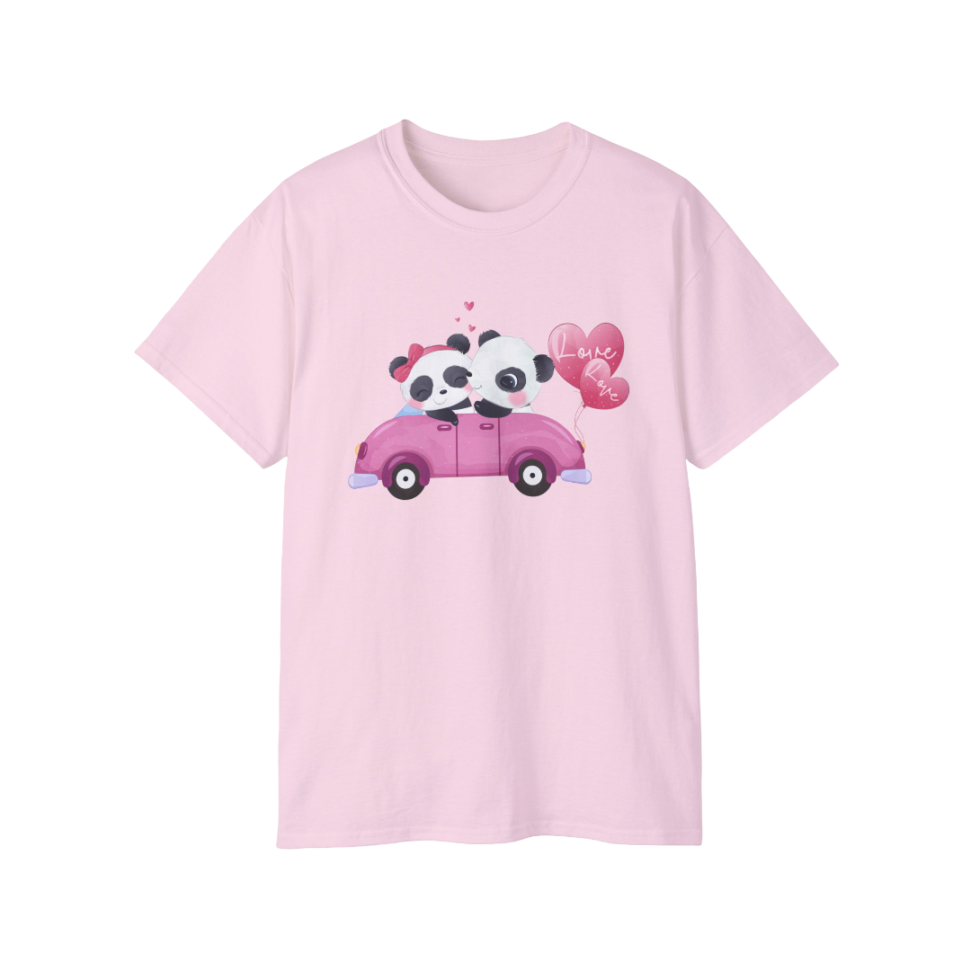 100%纯棉短袖T恤 | Kawaii-Panda-008