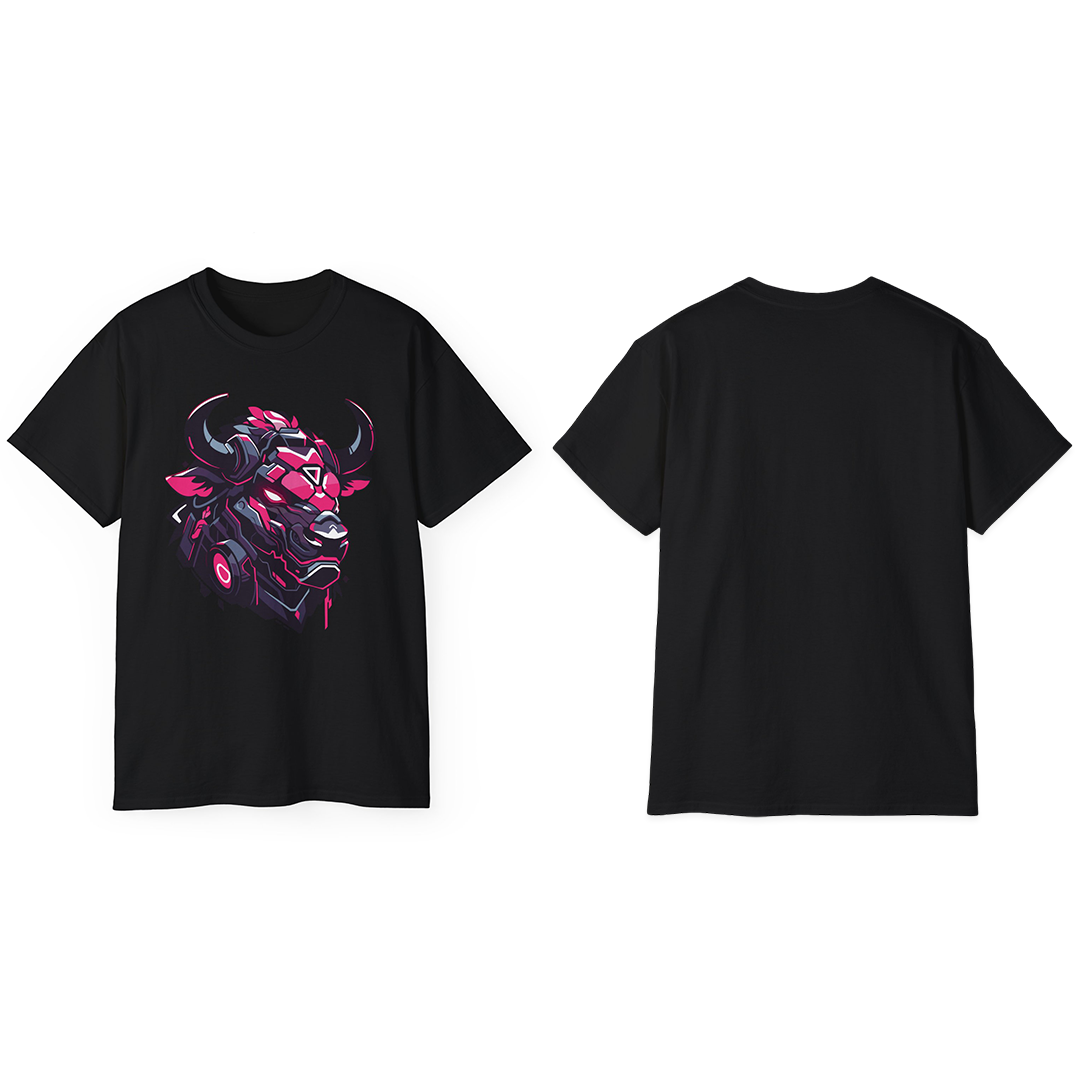 100%纯棉短袖T恤 | Mascot-Bull-001
