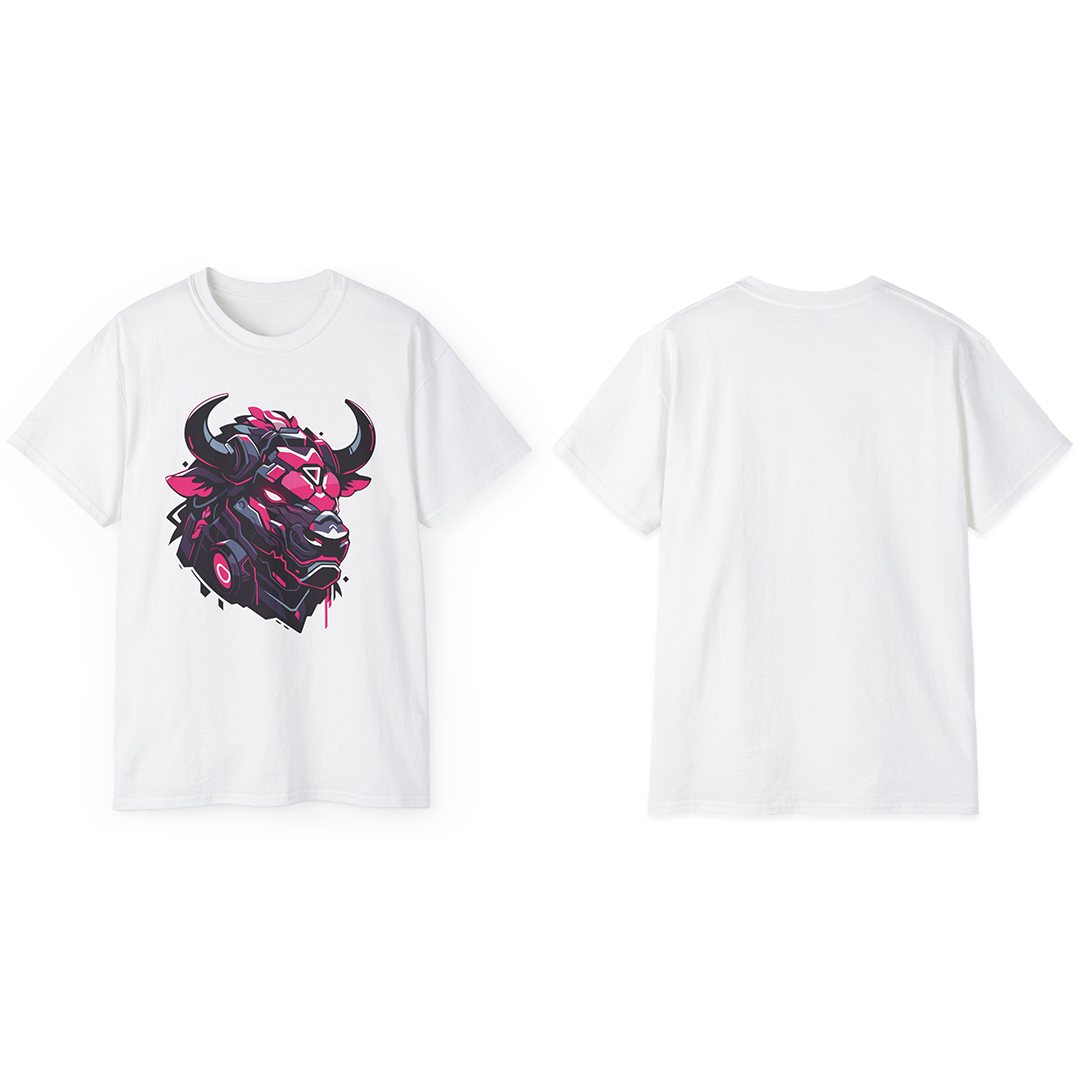 100%纯棉短袖T恤 | Mascot-Bull-001
