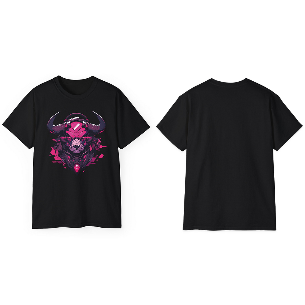 100%纯棉短袖T恤 | Mascot-Bull-002