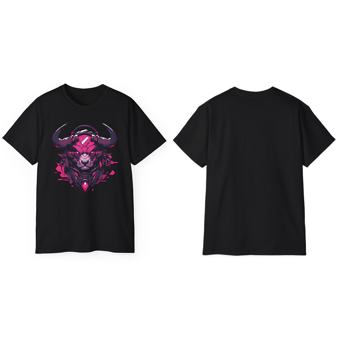 100%纯棉短袖T恤 | Mascot-Bull-002