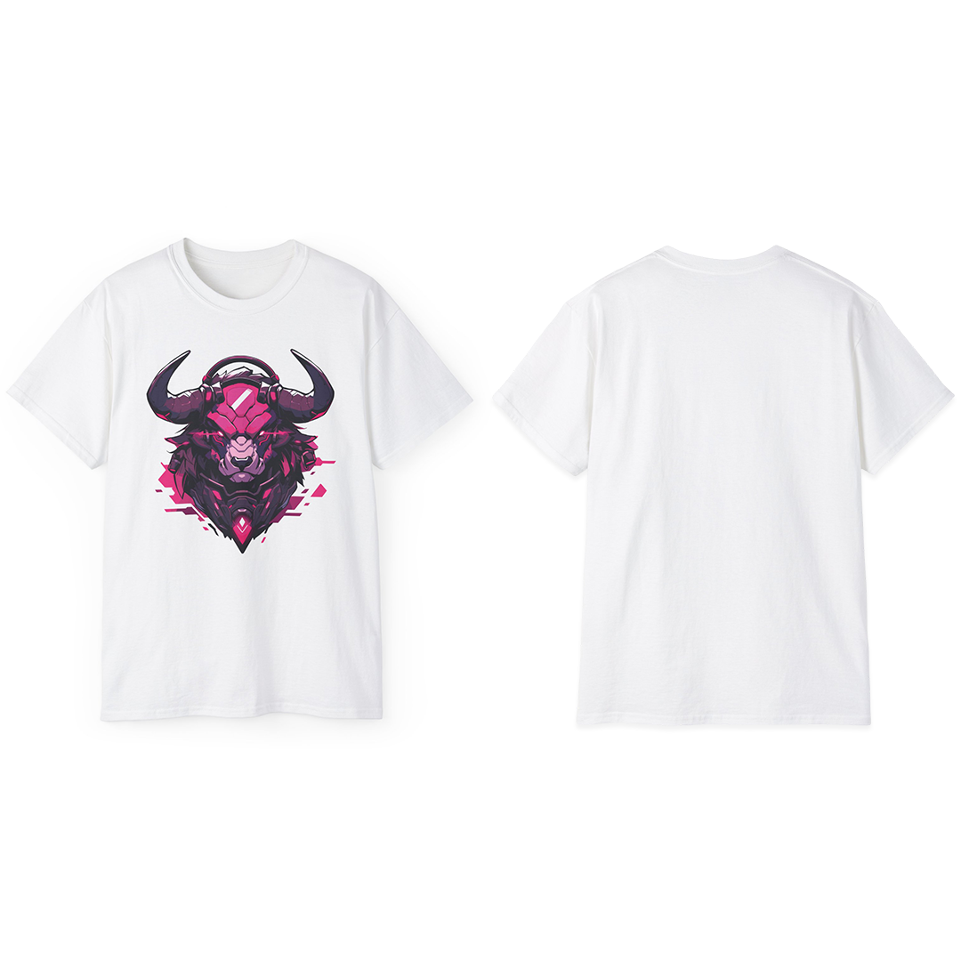 100%纯棉短袖T恤 | Mascot-Bull-002