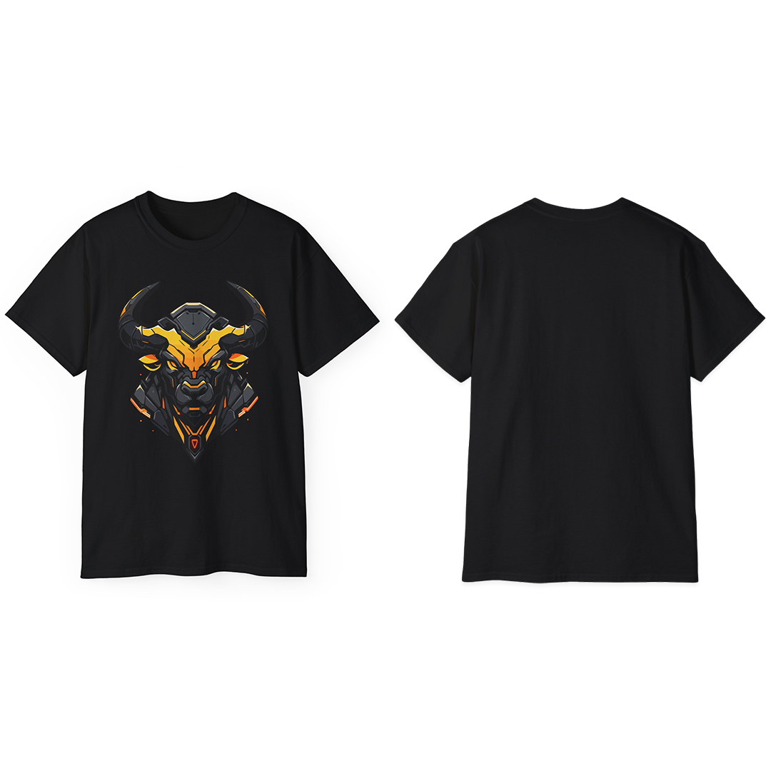 100%纯棉短袖T恤 | Mascot-Bull-003