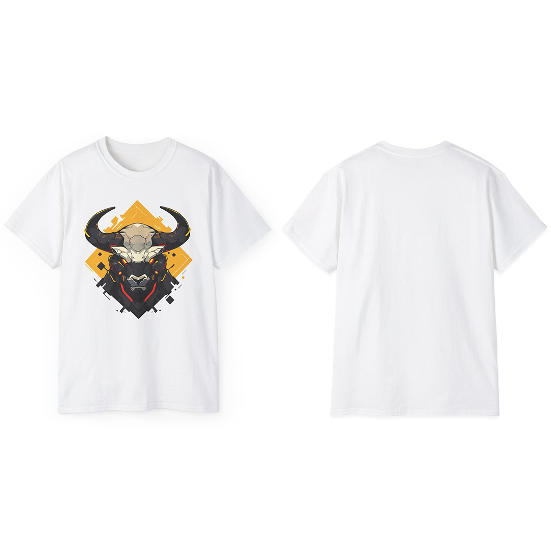 100%纯棉短袖T恤 | Mascot-Bull-004