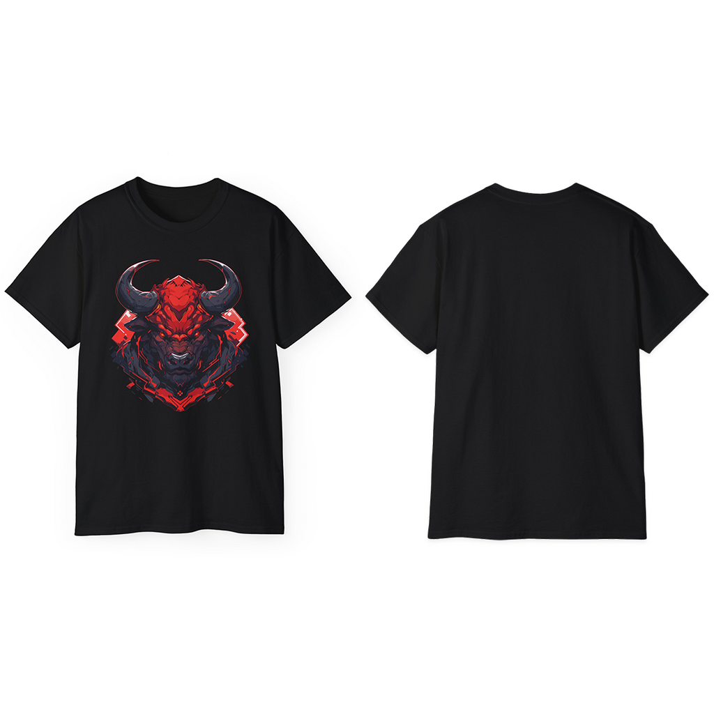 100%纯棉短袖T恤 | Mascot-Bull-010