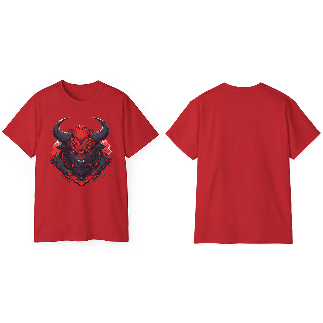 100%纯棉短袖T恤 | Mascot-Bull-010