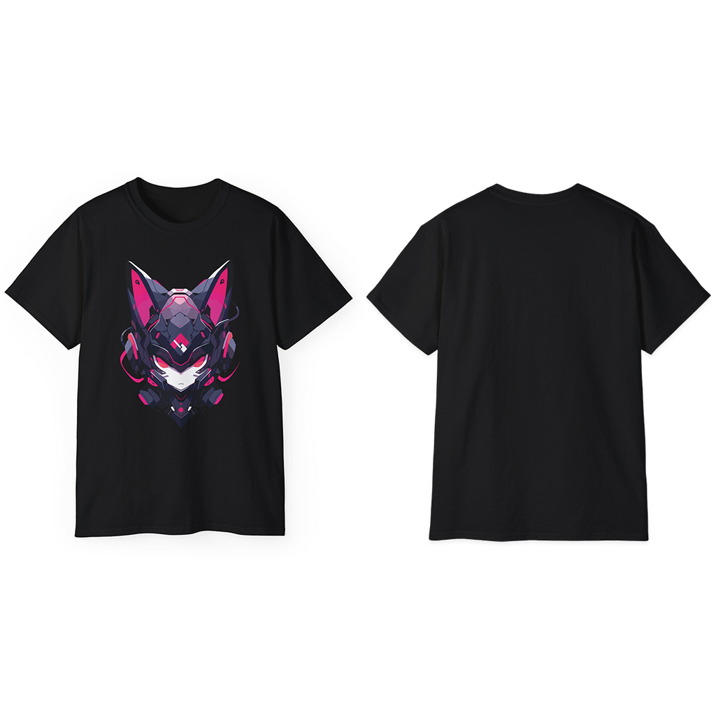 100%纯棉短袖T恤 | Mascot-Cat-001