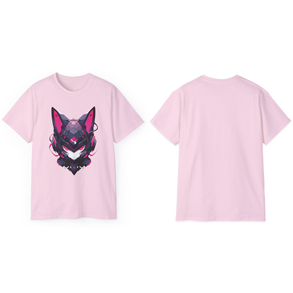 100% Cotton Short Sleeve Tee | Mascot-Cat-001